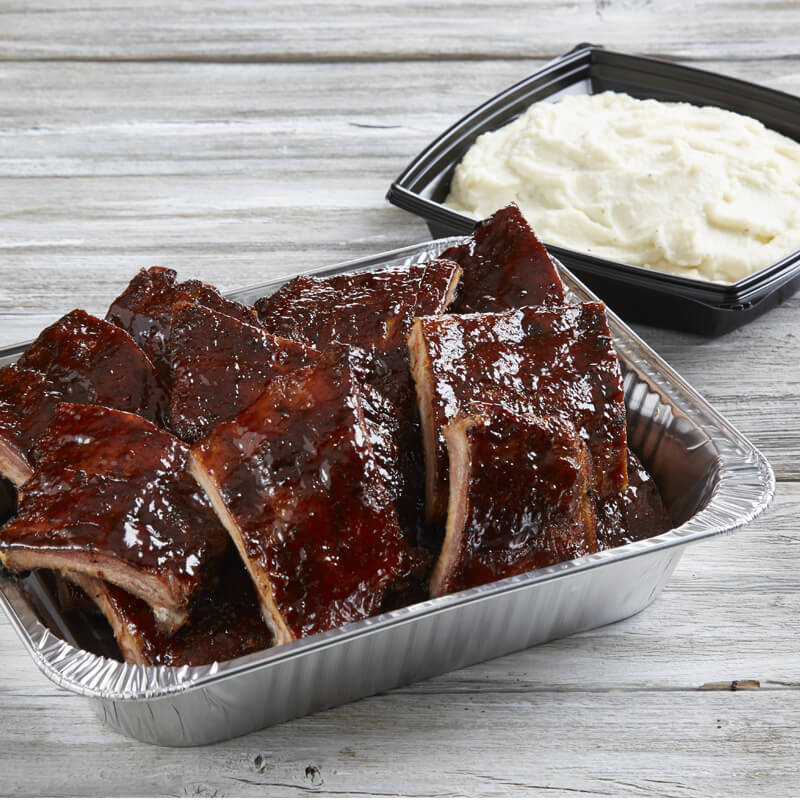 Large Party Baby Back Pork Ribs Menu BJ's Restaurants and Brewhouse